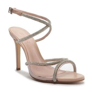 NEW schutz louise sandal heel in nude size 9